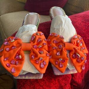 Betsey Johnson Bedazzled Sandals